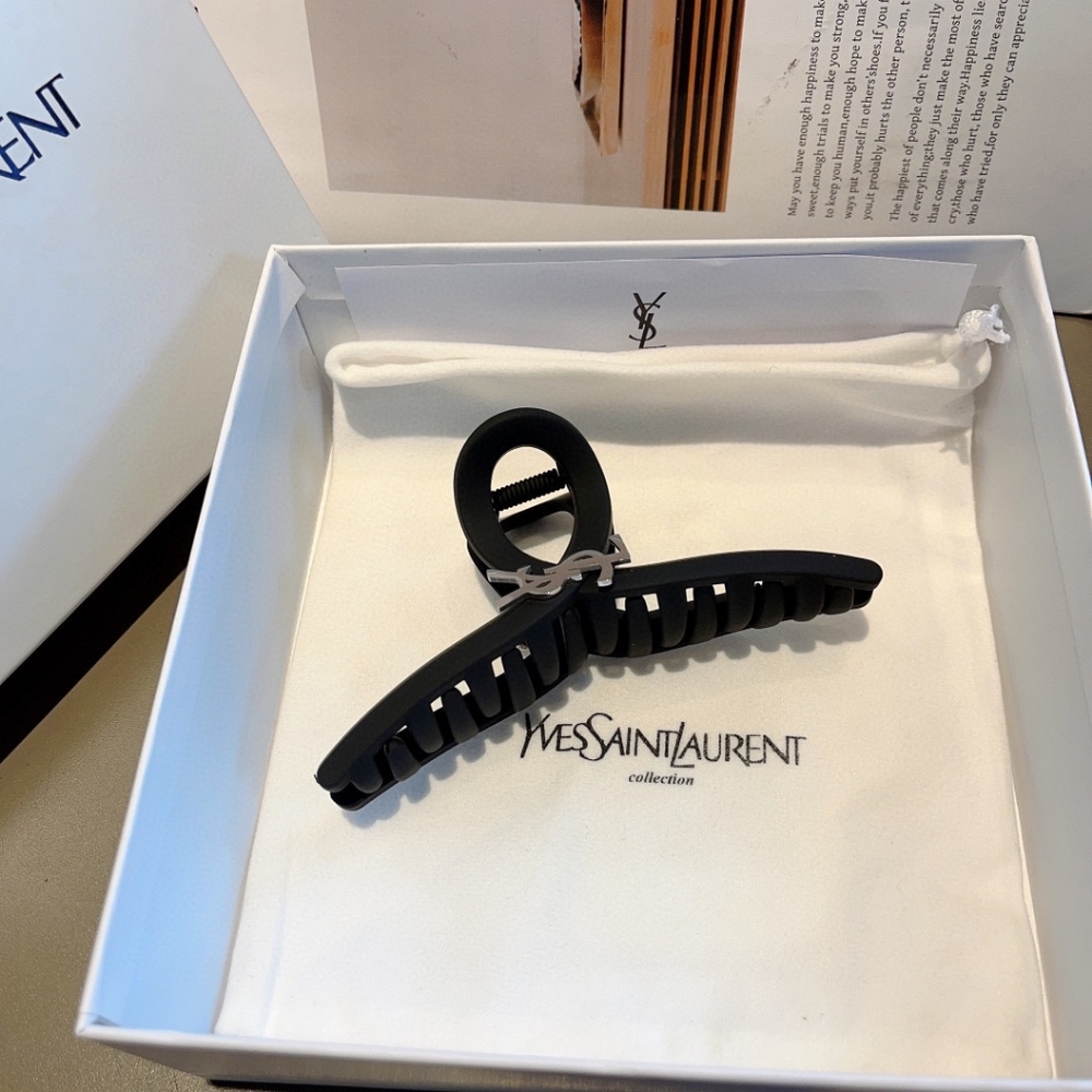 Yves Saint Laurent hairpin duckbill clip